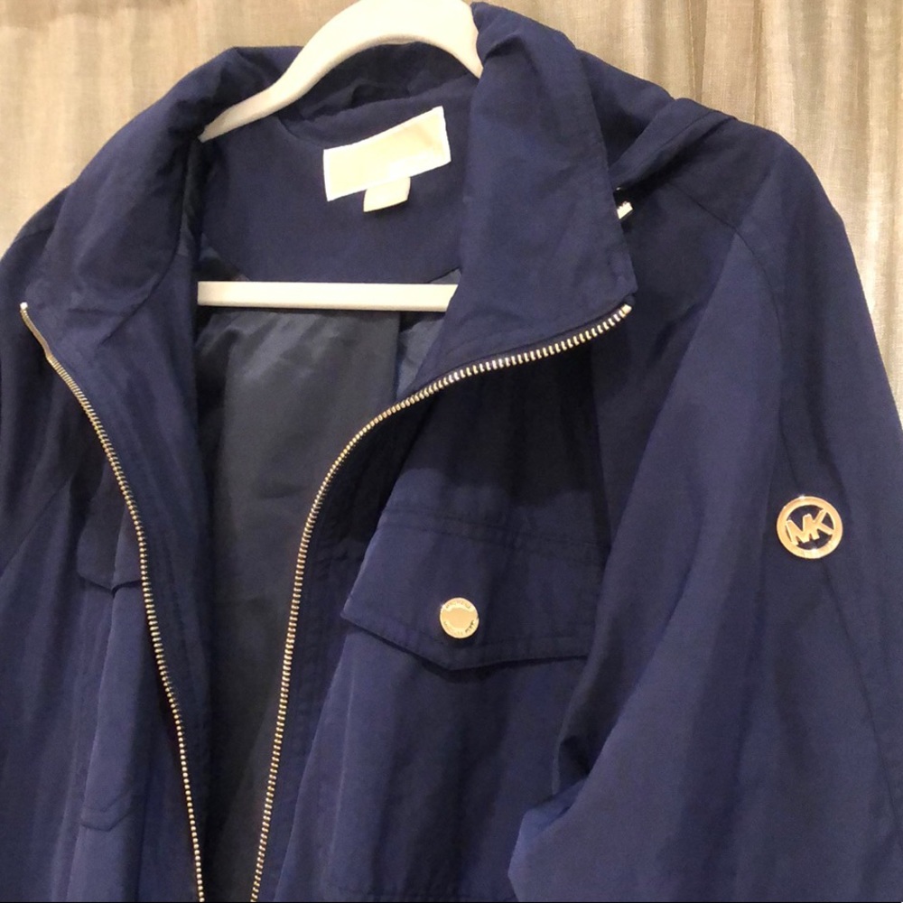 NWT - Michael Kors Drawstring Waist Hoodie Anorak